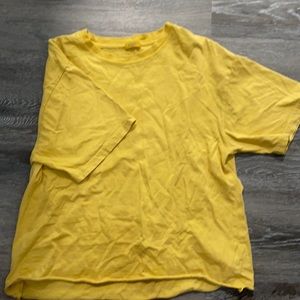 Pac Sun Yellow Crop Top